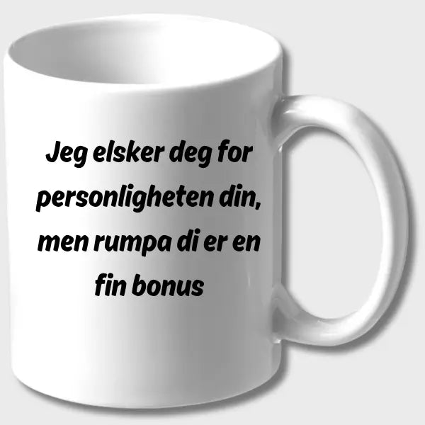 KOPP - Jeg liker deg for personligheten din, men rumpa di er en fin bonus