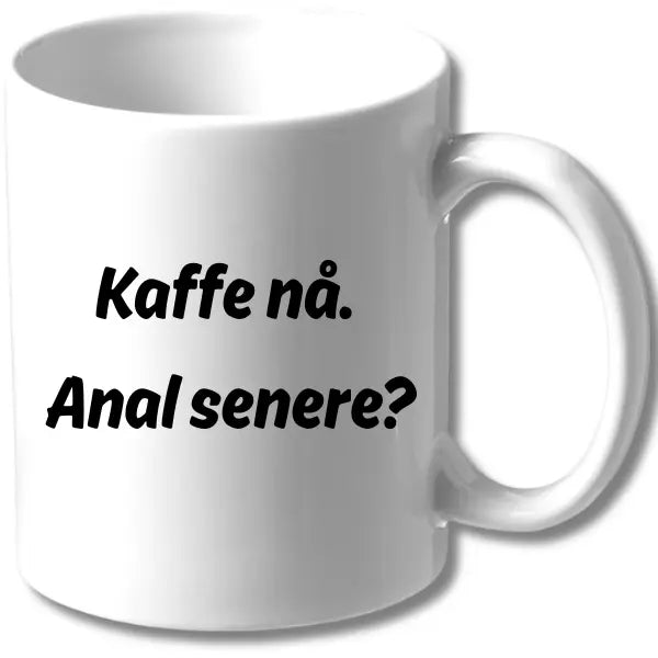 KOPP - Kaffe nå, anal senere?