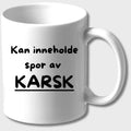 KOPP - Kan inneholde spor av KARSK