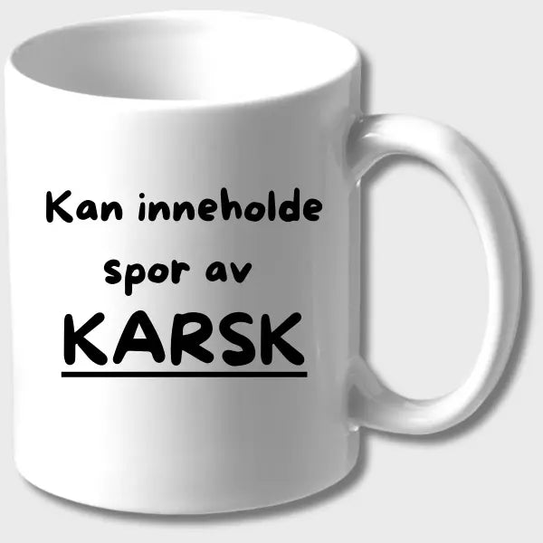 KOPP - Kan inneholde spor av KARSK